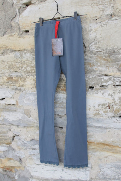 Ewa i Walla Leggins 11314 in blaugrau (vintage grey) - Jersey aus Baumwolle