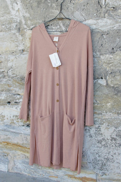 by basics Strickjacke 8009 im hellen apricot (nude) - reine, Öko Tex zertifizierte Merinowolle