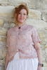 Ewa i Walla Bluse GUN 44130 in rosé (pale mauve) - bestickte Voile aus reiner Baumwolle