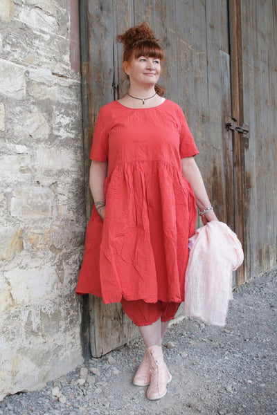 Ewa i Walla Kleid 55859 ALISON in rosenrot (rose) - reine Knitterbaumwolle4