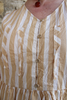 Ewa i Walla Tunika MAGDALENA 44143 in vanille-weiß gestreift - reine Baumwolle