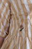 Ewa i Walla Tunika MAGDALENA 44143 in vanille-weiß gestreift - reine Baumwolle