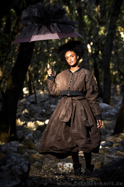 Pluslavie/Plü Jacke The short bomber 2007 in schokobraun (chocolate) - limitiert auf 150 Stück